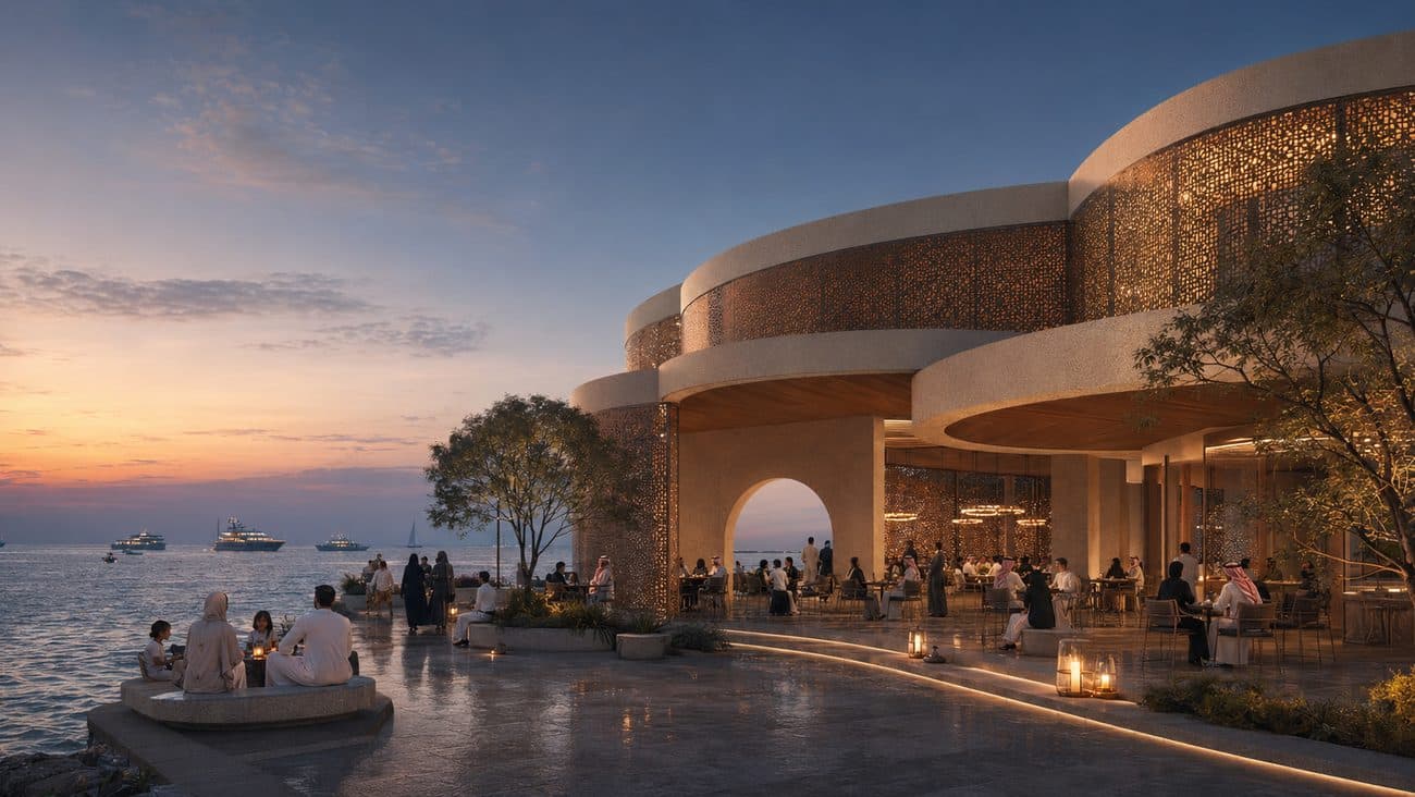 Waterfront dining